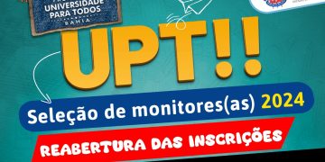 Inscrições para professores/monitores UPT